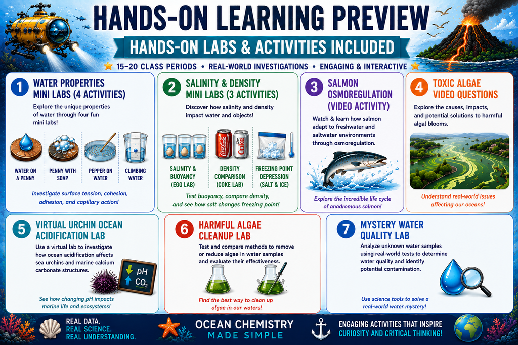 Ocean Chemistry Unit Bundle